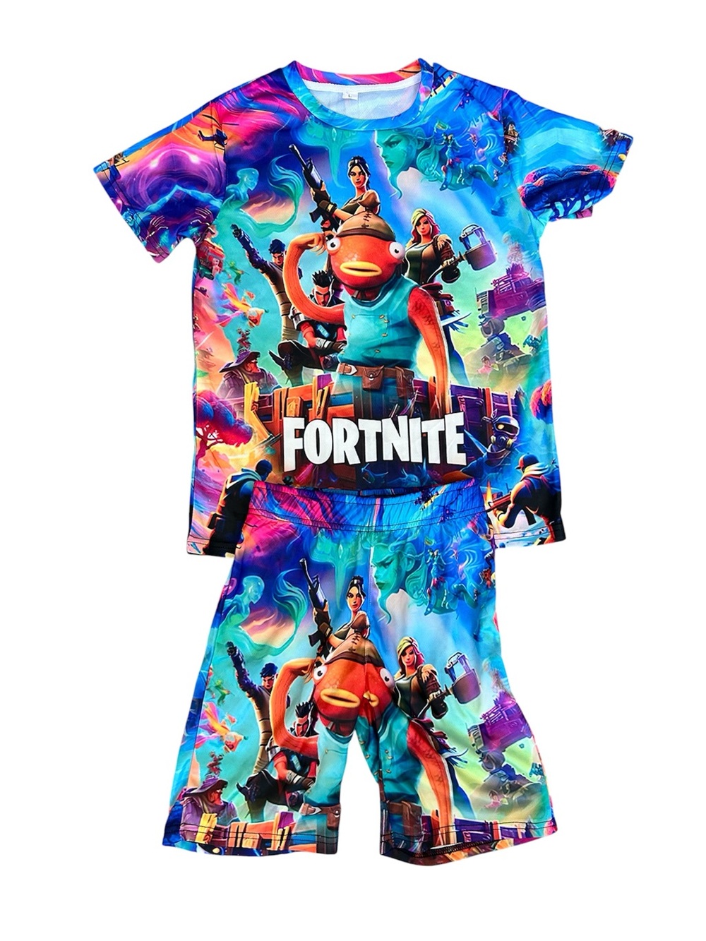 Fortnite Short Set in like new condition Big Boys’ size Large
